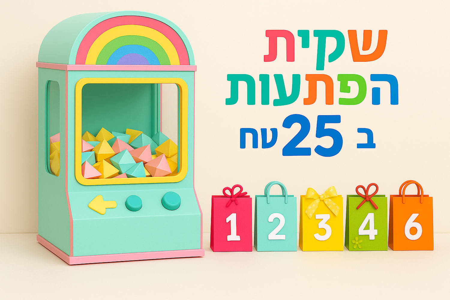 שקיות הפתעה בשני גדלים